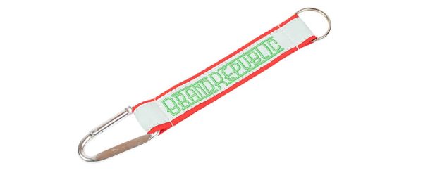 Portachiavi corto 2 in 1 tessuto